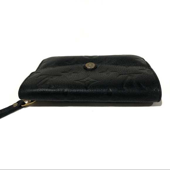 Authentic Louis Vuitton Black Empriente Leather Key Pouch Black Noir Wallet - Picture 7 of 10